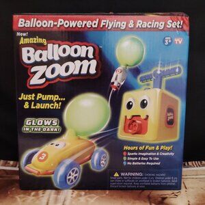 Balloon Zoom Balloon Powered Flying & Racing Launcher Rocket & Car STEM TOY